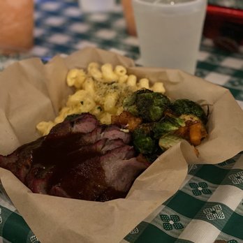 Tom Bergin's - Tri-tip, mac & cheese and brussel sprouts & sweet potatoes - Sports Bars Near Me - Los Angeles, California