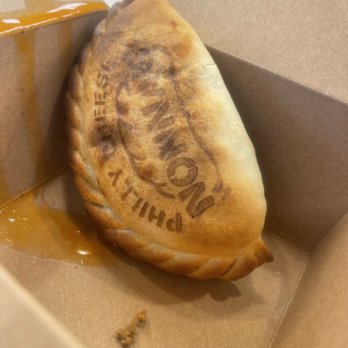 Nonna's Empanadas - Philly Cheese Steak Empanada After devouring a Pepperoni Empanada which was my fave - Empanadas Near Me - Los Angeles, California