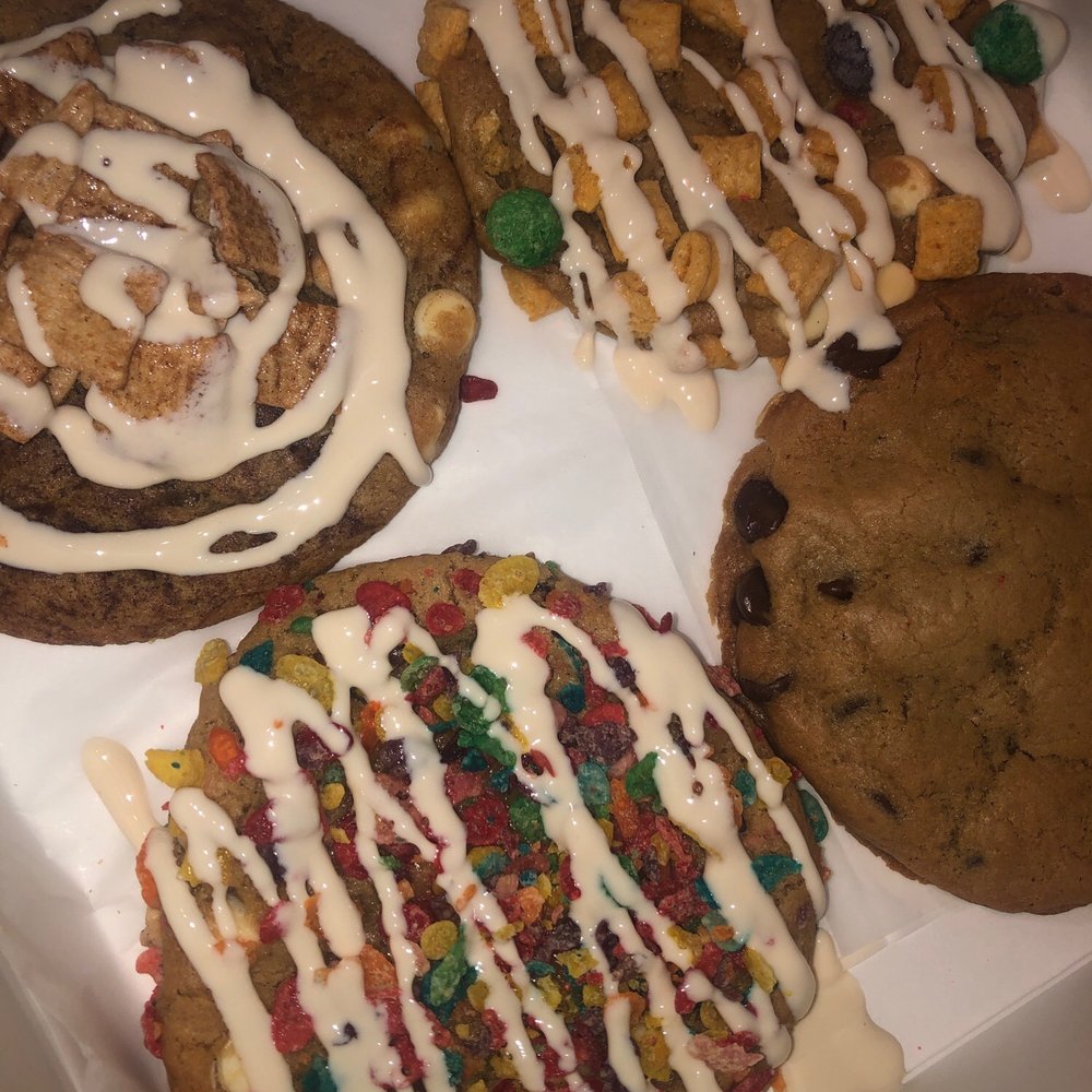 The Cookie Connect - My Cookie Fix: Fruity Pebbles, Capns Berry'd Treasure, Cinnamon Roll, Nutella Stuffed Chocolate Chip - Desserts Near Me - Bloomfield, New Jersey