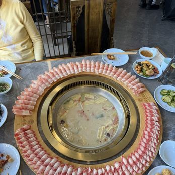 Chengdu Memory Hotpot - Great package of meat! One is enough for 4! - Hot Pot Near Me - Fremont, California