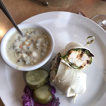 Sun Singer Wine and Spirits - Cream of chicken with rice and half of a Jamaican chicken wrap - Beer, Wine & Spirits Near Me - Champaign, Illinois Sun Singer Wine and Spirits - Cream of chicken with rice and half of a Jamaican chicken wrap - Beer, Wine & Spirits Near Me - Champaign, Illinois
