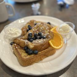 The Jellyfish Cafe - French toast short stack w blueberries