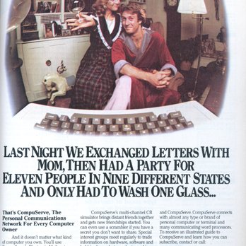 Compuserve Incorporated - Magazine advertisement for CompuServe. Old school. - Internet Service Providers Near Me - Columbus, Ohio