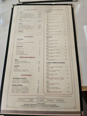 Menu photo 6 Bouillon MOULIN Newport Beach, CA