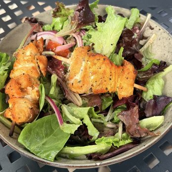 The Crema Cafe - Salad W/ Salmon - Bakeries Near Me - Seal Beach, California The Crema Cafe - Salad W/ Salmon - Bakeries Near Me - Seal Beach, California