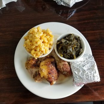 Amazing Taste - Baked Chicken, Mac and Cheese and Collard greens - Soul Food Near Me - South Bound Brook, New Jersey Amazing Taste - Baked Chicken, Mac and Cheese and Collard greens - Soul Food Near Me - South Bound Brook, New Jersey