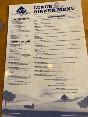 Menu photo 3 Haywood 209 Cafe Waynesville, NC Menu photo 3 Haywood 209 Cafe Waynesville, NC