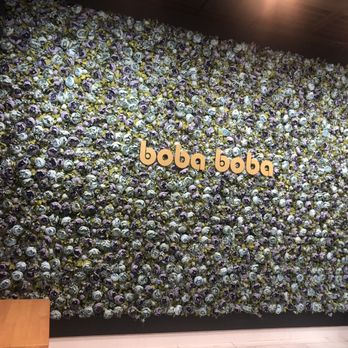 Boba Boba Bubble Tea & Coffee - Flower Wall! - Macarons Near Me - Plano, Texas Boba Boba Bubble Tea & Coffee - Flower Wall! - Macarons Near Me - Plano, Texas