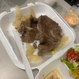 No seasoning on steak