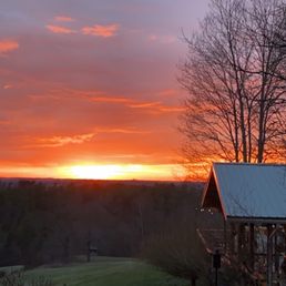 the setting of a beautiful sunset the setting of a beautiful sunset