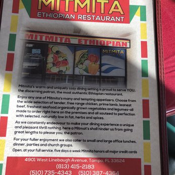 Mitmita Ethiopian Restaurant - Menu - Back - Ethiopian Near Me - Tampa, Florida Mitmita Ethiopian Restaurant - Menu - Back - Ethiopian Near Me - Tampa, Florida