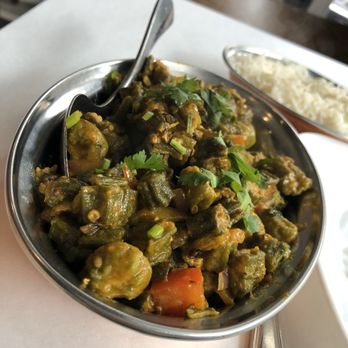 Angaar - Lunch dish. Okra. - Indian Near Me - New York, New York