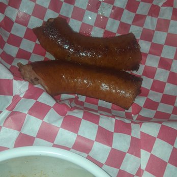 The Catch: Atascocita - My husband really paid $5.99 for this "piece of sausage".. ridiculous. I could have bought a whole pack for that price - Seafood Near Me - Humble, Texas