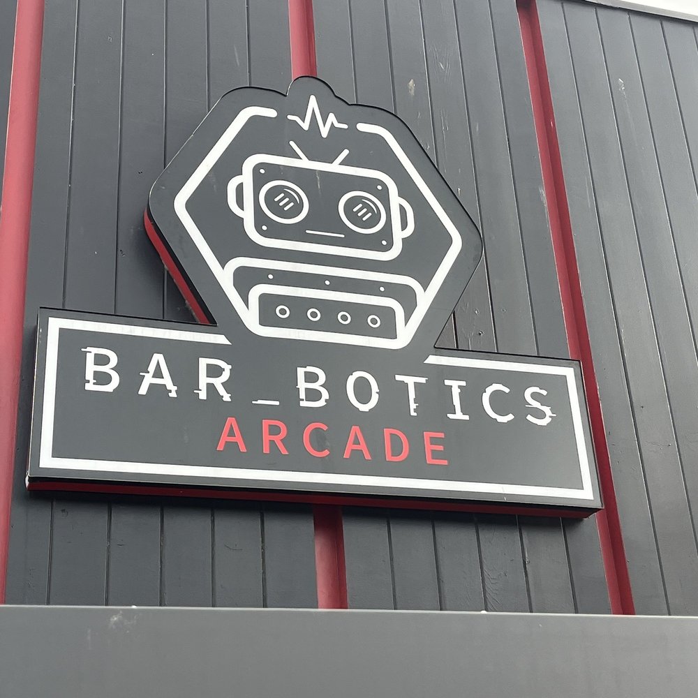 Bar Botics - a neon sign for a bar - Arcades Near Me - Terre Haute, Indiana Bar Botics - a neon sign for a bar - Arcades Near Me - Terre Haute, Indiana