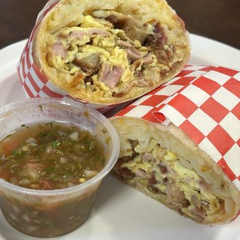 Shorty'z - The meaty breakfast burrito - Breakfast & Brunch Near Me - Fullerton, California