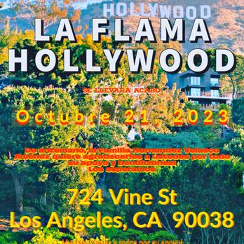 La Flama Hollywood - a view of the hollywood sign - Mexican Near Me - Los Angeles, California La Flama Hollywood - a view of the hollywood sign - Mexican Near Me - Los Angeles, California