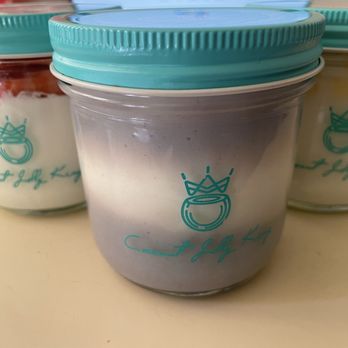 Coconut Jelly King - Strawberry, Taro, and Durian - Desserts Near Me - Alhambra, California