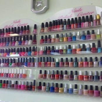 Bellagio Nail Studio - Nail polishes...some China Glaze and OPI - Nail Salons Near Me - Garden Grove, California