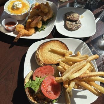 Boutique River Falls - Fried Shrimp & Grits Boutique Classic Burger - Breakfast & Brunch Near Me - Philadelphia, Pennsylvania