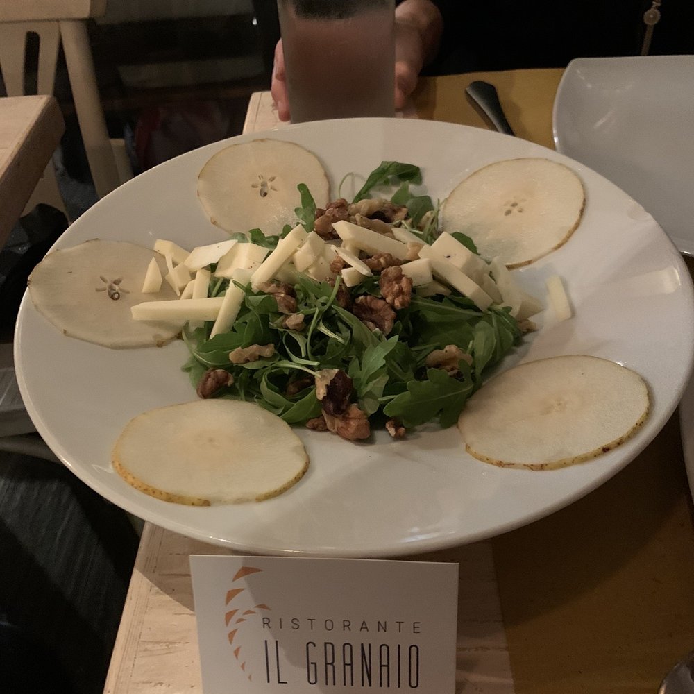 Il Granaio - Pear and walnut with cheese salad. - Bistros Near Me - Florence, FI Il Granaio - Pear and walnut with cheese salad. - Bistros Near Me - Florence, FI