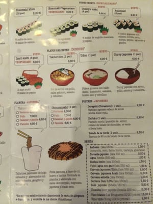 Menu photo 1 Yatai Tapes Japoneses Sitges, B