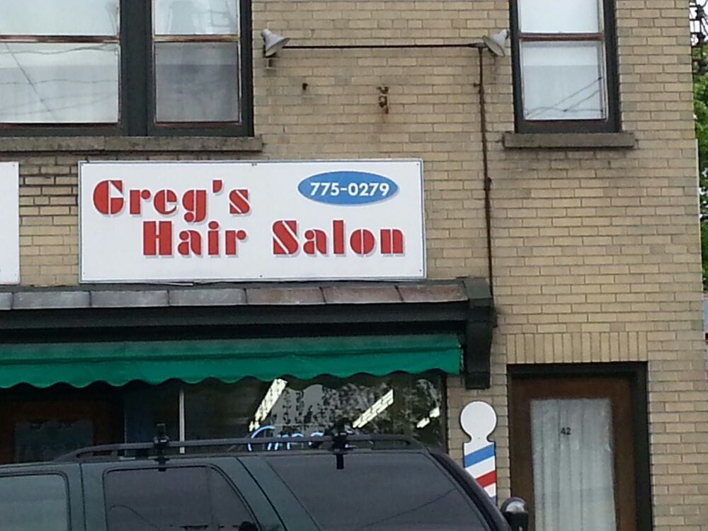 Greg's Hair Salon Logo