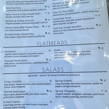 Feast - Spring 2024 menu of appetizers, etc. - New American Near Me - Gibsonia, Pennsylvania