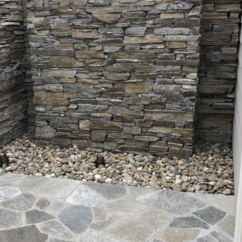 Newland Landscape - After - Stack Stone Water Wall - Landscaping Near Me
