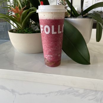 Follow Tea - Cherry cheese tea - Bubble Tea Near Me - Metairie, Louisiana Follow Tea - Cherry cheese tea - Bubble Tea Near Me - Metairie, Louisiana