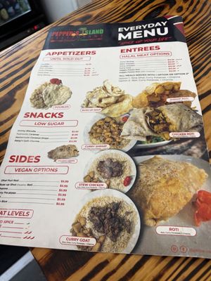 Menu photo 2 Pepper's Island Tampa, FL