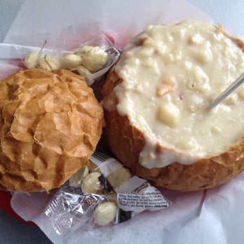 Gilbert's Chowder House - Best Clam Chowder in New England! The bread bowl is a bonus! - Seafood Near Me - Portland, Maine Gilbert's Chowder House - Best Clam Chowder in New England! The bread bowl is a bonus! - Seafood Near Me - Portland, Maine