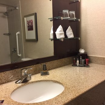 The Lincoln Marriott Cornhusker Hotel - The bathroom was a little small, but well stocked. - Hotels Near Me - Lincoln, Nebraska The Lincoln Marriott Cornhusker Hotel - The bathroom was a little small, but well stocked. - Hotels Near Me - Lincoln, Nebraska