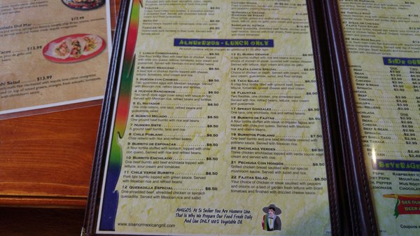 Menu photo 7 Si Señor Mexican Restaurant Cleveland, OH Menu photo 7 Si Señor Mexican Restaurant Cleveland, OH