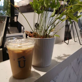 Undercurrent Coffee - Ice Vanila Latte (with half of Almond&oat milk) - Coffee & Tea Near Me - Charlotte, North Carolina Undercurrent Coffee - Ice Vanila Latte (with half of Almond&oat milk) - Coffee & Tea Near Me - Charlotte, North Carolina