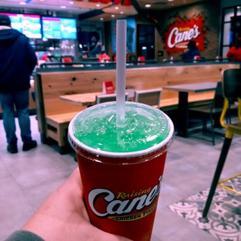 Raising Cane’s Chicken Fingers - Green lemonade for St Patrick's Day - Chicken Shop Near Me - Denver, Colorado Raising Cane’s Chicken Fingers - Green lemonade for St Patrick's Day - Chicken Shop Near Me - Denver, Colorado
