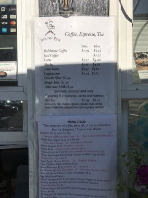 Menu photo 2 Dough Run Monkton, MD