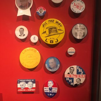 LBJ Presidential Library - Campaign buttons - Libraries Near Me - Austin, Texas
