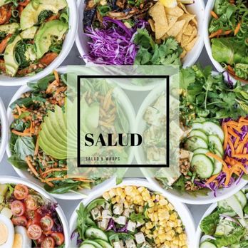 Salud - a variety of salads in white bowls - Salad Near Me - Portsmouth, New Hampshire Salud - a variety of salads in white bowls - Salad Near Me - Portsmouth, New Hampshire