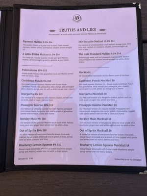 Menu photo 2 Berkley Beer Company Taunton, MA Menu photo 2 Berkley Beer Company Taunton, MA