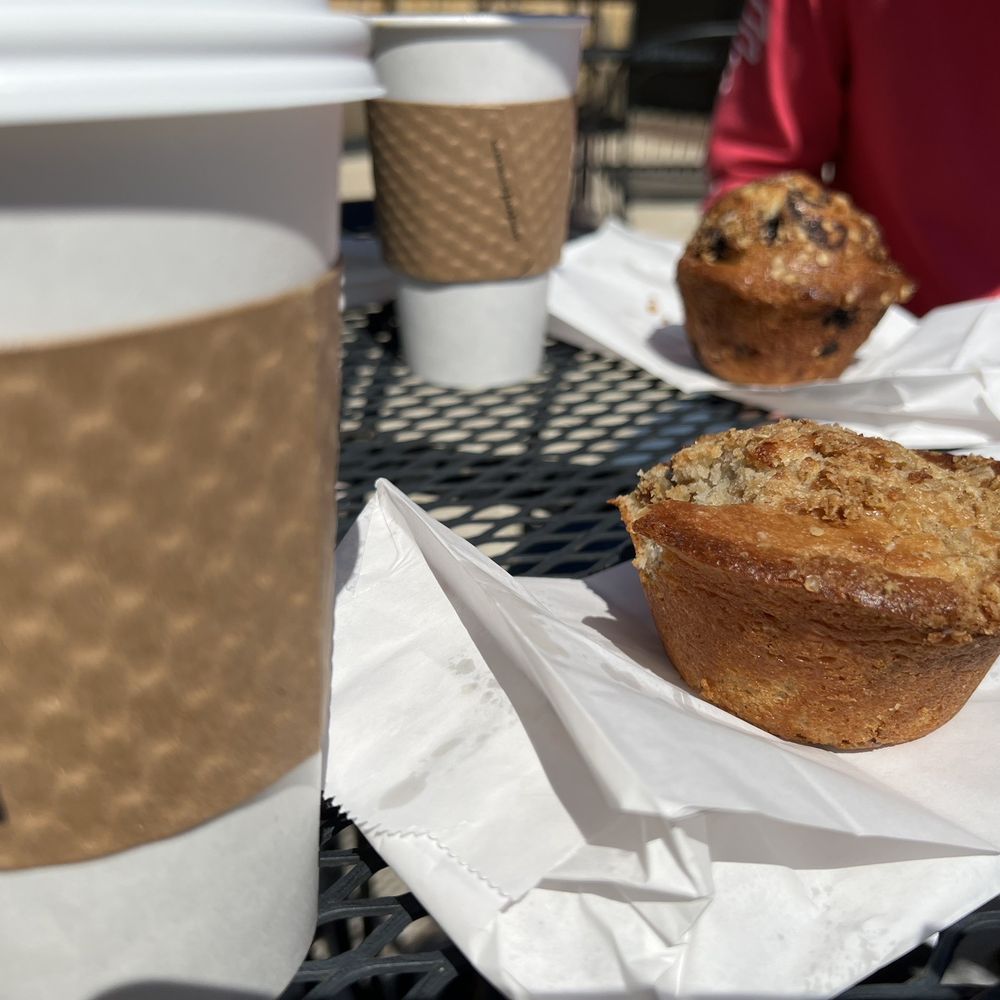 Demolition Coffee - Banana Nut and Blueberry muffins. Two large lattes. - Sandwiches Near Me - Petersburg, Virginia Demolition Coffee - Banana Nut and Blueberry muffins. Two large lattes. - Sandwiches Near Me - Petersburg, Virginia