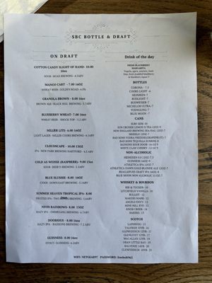 Menu photo 1 SBC Restaurant and Beer Bar Milford, CT Menu photo 1 SBC Restaurant and Beer Bar Milford, CT