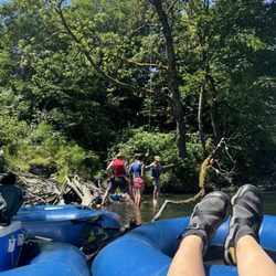 Fall City Floating - Rope swing