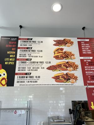 Menu photo 3 Dave's Hot Chicken Meridian, ID