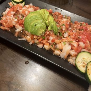 La Carreta Mexican Restaurant - Ceviche with just shrimp - Mexican Near Me - Raleigh, North Carolina
