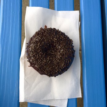 Duck Donuts - Chocolate donut with chocolate sprinkles - Donuts Near Me - Green Brook Township, New Jersey