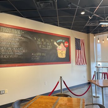 HappyCakes Cupcakery - the menu on the wall - Bakeries Near Me - Morehead City, North Carolina HappyCakes Cupcakery - the menu on the wall - Bakeries Near Me - Morehead City, North Carolina