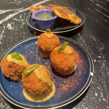 Coabana - Ham and cheese croquettes and tostones - Cuban Near Me - Phoenix, Arizona Coabana - Ham and cheese croquettes and tostones - Cuban Near Me - Phoenix, Arizona