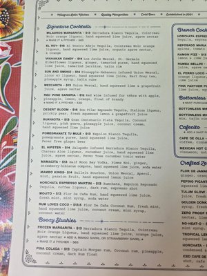 Menu photo 7 Milagros Redwood City, CA