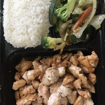 Bento Go - Hibachi Bento Box with chicken and white rice - Asian Fusion Near Me - Columbus, Ohio
