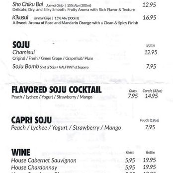 Shabuya - Drink list - Hot Pot Near Me - Concord, California Shabuya - Drink list - Hot Pot Near Me - Concord, California